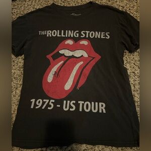 The Rolling Stones Black Cotton T-Shirt
